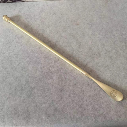 FLYBATH Shoe Horn 63CM Long Handled Shoehorn Solid Brass Extra Long Shoe Horns