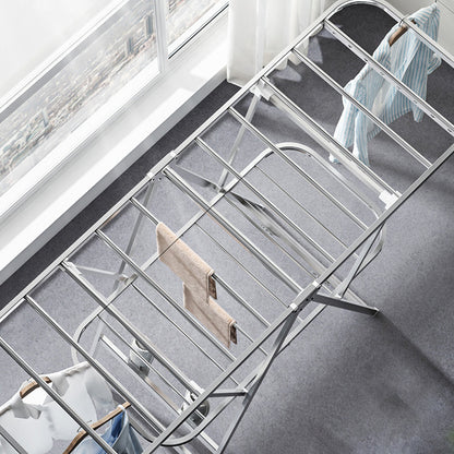 FLYBATH Drying Rack for Laundry Foldable Floor-standing Clothes Drying Rack Stainless Steel