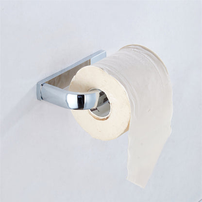 Toilet Roll Paper Holder Bathroom Brass Chrome Wall Mounted 2